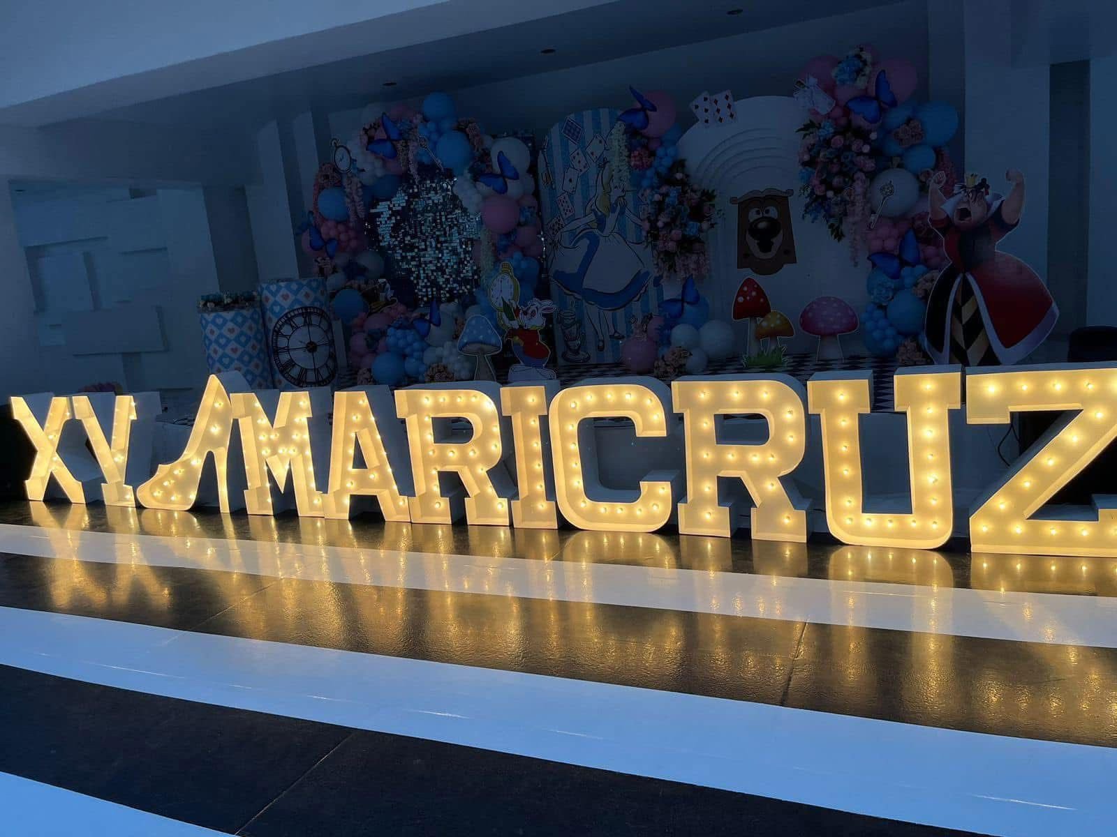 Deko-Eventos letras iluminadas